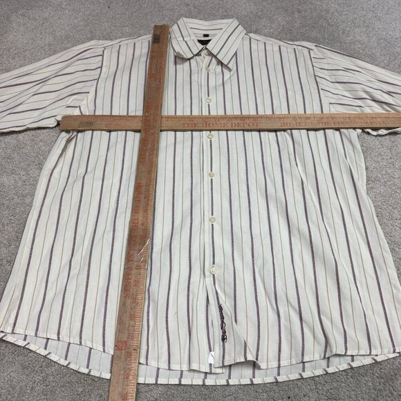 Ben Sherman Button Down Shirt Men’s Multicolored Striped Long Sleeve Size XL - Picture 2 of 13